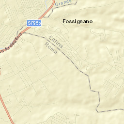 Fossignano Street Map
