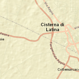 Cisterna di Latina Street Map