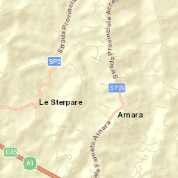 Arnara Street Map