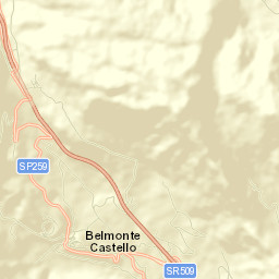 Belmonte Castello Street Map