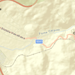 Carpinone Street Map