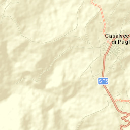 Casalvecchio di Puglia Street Map