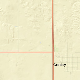 Greeley Street Map