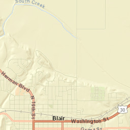 Blair Street Map