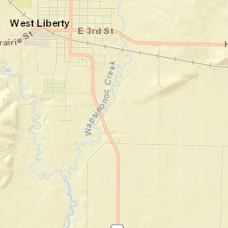 West Liberty Street Map