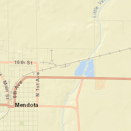 Mendota Street Map