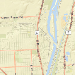 Crest Hill Street Map