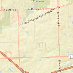 18098-18256 Cedar Road, Homer Glen, IL Street Map