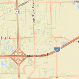 17831 Ridgeland Avenue, Tinley Park, IL Street Map