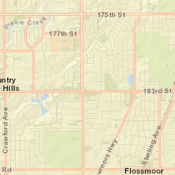 17407 Wellington Dr Hazel Crest IL Street Map