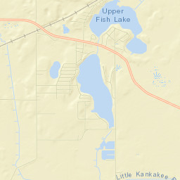 Fish Lake Street Map