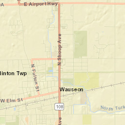 Wauseon Street Map
