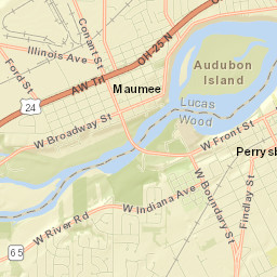 Maumee Street Map