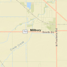 Millbury Street Map