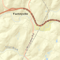 Factoryville Street Map