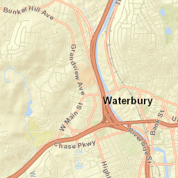 Waterbury Street Map
