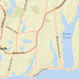 Teaticket Street Map