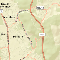 Marinhas Street Map