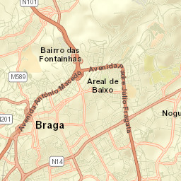 Braga Street Map