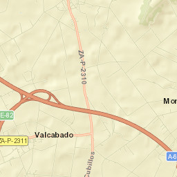 Valcabado Street Map