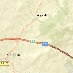 Algodre Street Map
