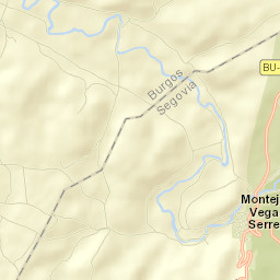 Montejo de la Vega de la Serrezuela Street Map