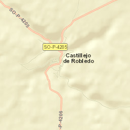 Castillejo de Robledo Street Map