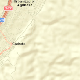Cadrete Street Map