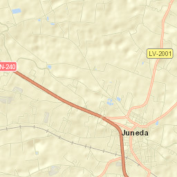 Juneda Street Map