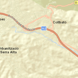 Collbató Street Map