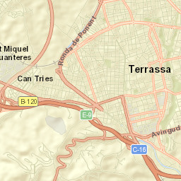 Terrassa Street Map