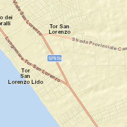 Marina di Ardea-Tor San Lorenzo Street Map