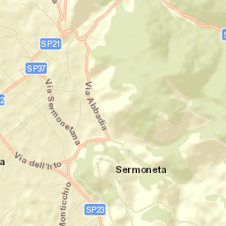 Sermoneta Street Map