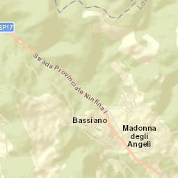 Bassiano Street Map