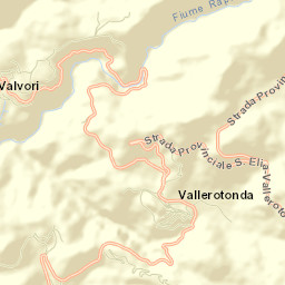 Vallerotonda Street Map