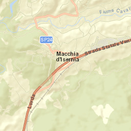 Macchia d'Isernia Street Map