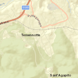 Sant'Agapito Street Map