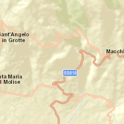 Macchiagodena Street Map