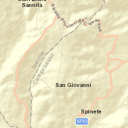 Spinete Street Map