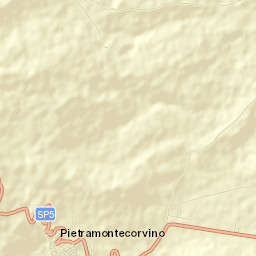 Pietramontecorvino Street Map