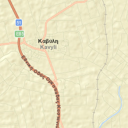 Kavýli Street Map