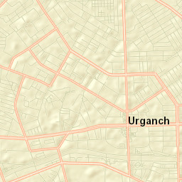 Urganch Street Map