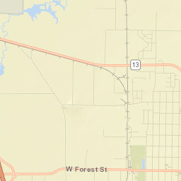 West 000 N Road & Interstate 15 & West Forest Street, Street Map