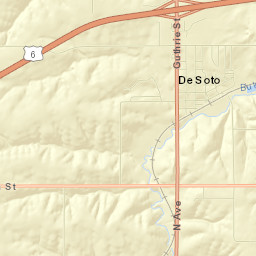 De Soto Street Map