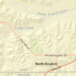 North English Street Map