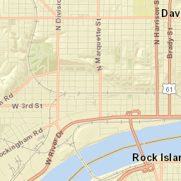 1501-1509 3rd Avenue, Rock Island, IL Street Map