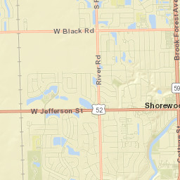 Shorewood Street Map