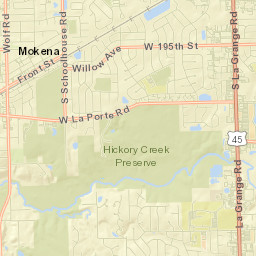 Mokena Street Map