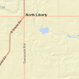 North Liberty Street Map