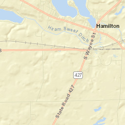 Hamilton Street Map